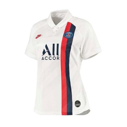 Camiseta Paris Saint Germain Tercera equipación Mujer 2019-2020 Blanco